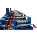 Highway guardrail forming machine